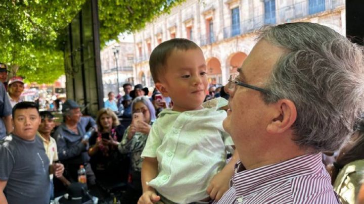 Ebrard ofrece combatir la inseguridad en Guanajuato con su "Plan Ángel"