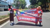 Activistas cierran avenida Revolución; piden liberar a Dayana, mujer trans detenida hace cuatro años