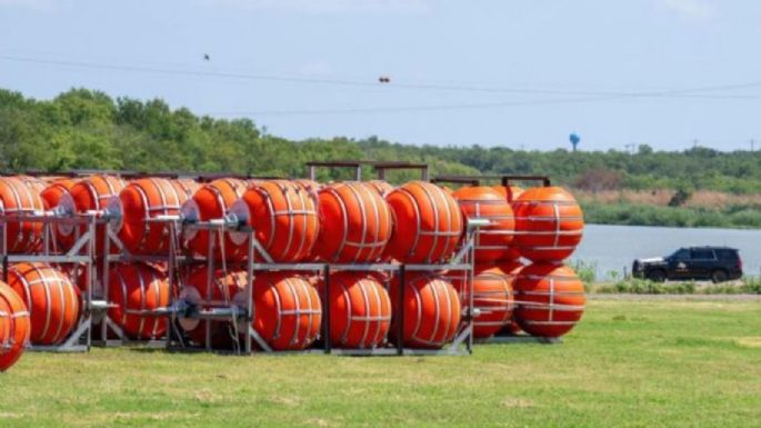 Muro flotante instalado en el Río Bravo viola tratado bilateral con EU