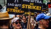 La huelga de actores y guionistas de EU recibe muestras de apoyo en Hollywood y en Manhattan