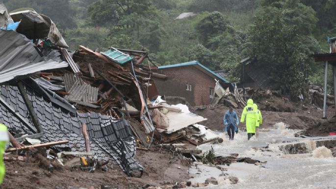 Al menos 26 muertos y miles de evacuados por las fuertes lluvias en Corea del Sur