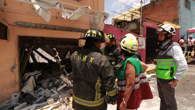 Explosión por gas deja una mujer muerta y tres heridos en un inmueble de la alcaldía Álvaro Obregón