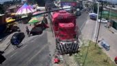 Tren embiste a un ciclista en Papalotla, Tlaxcala (Video)