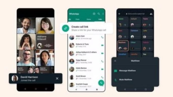 WhatsApp amplía a 15 personas a las que se puede invitar a una videollamada grupal en Android