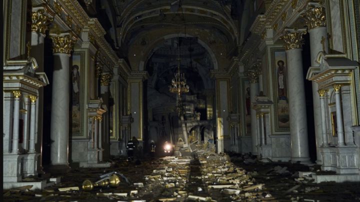 Rusia desmiente que haya atacado la histórica catedral de Odesa