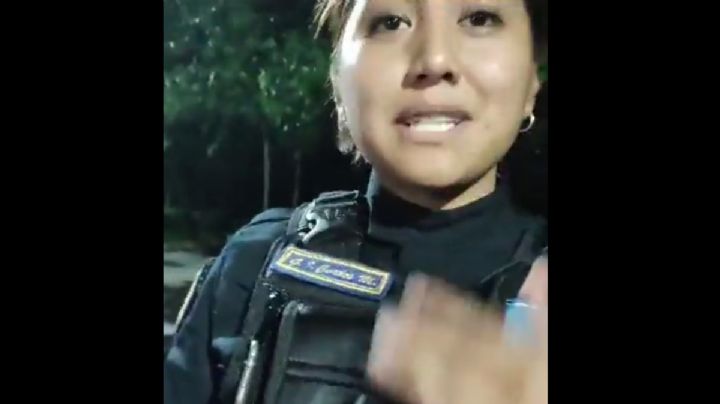 Captan ebria a una oficial de la Policía Auxiliar de la CDMX (Video)