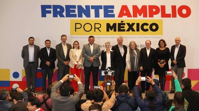 Frente Amplio por México presenta su estructura para organizar proceso de selección rumbo al 2024