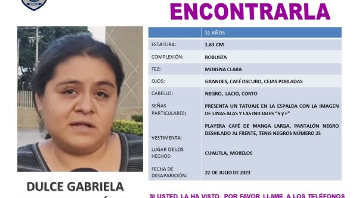 Víctima de violencia vicaria desaparecida en Cuautla fue hallada muerta en Edomex