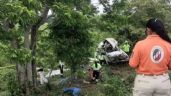 Mueren cinco migrantes centroamericanos por accidente carretero en Tabasco