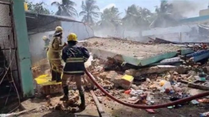 Gran explosión en una fábrica de petardos en India; al menos ocho muertos