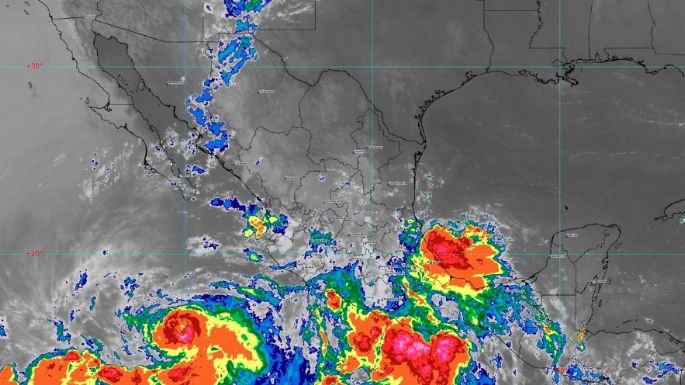 Habrá lluvias intensas este lunes en Chiapas, Oaxaca y Tabasco