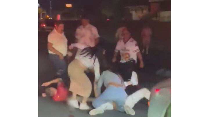 Se desata pelea campal en plena autopista México-Puebla (Videos)