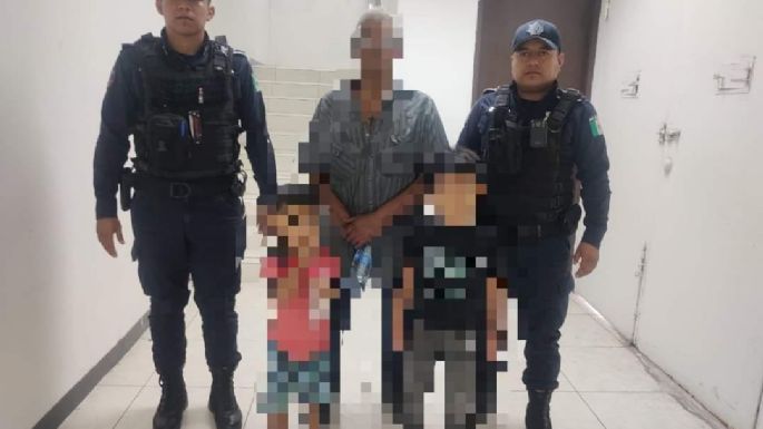 Pareja tenía amarrados de pies y manos a dos niños en NL; policía los rescata