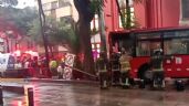 Accidentes en las líneas 4 y 5 del Metrobús dejan 17 pasajeros heridos (Video)