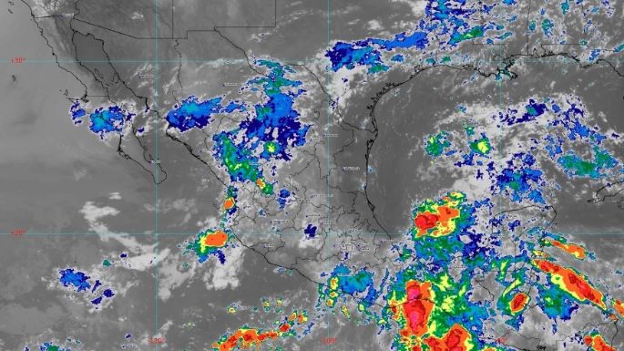 SMN prevé lluvias en todo el territorio, principalmente en el sur y sureste