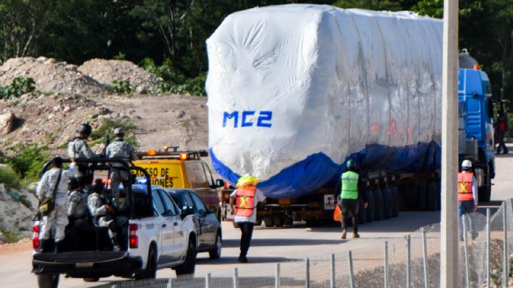 El primer vagón del Tren Maya ya está en Cancún: Javier May