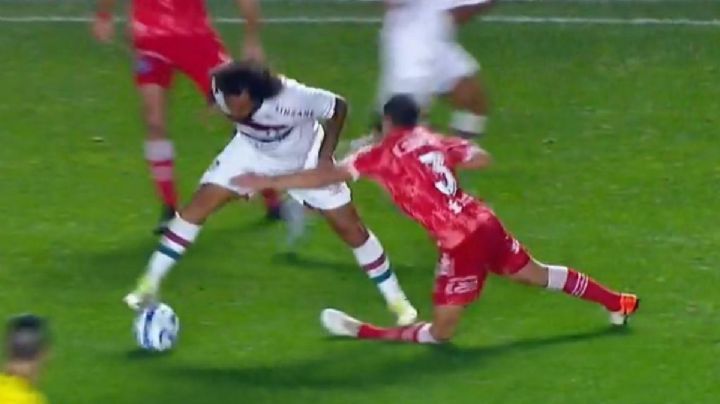Así fue la escalofriante lesión que Marcelo provocó a Luciano Sánchez de Argentinos Juniors (Video)