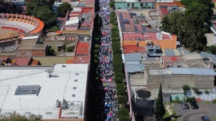 Megamarcha en Tlaxcala: miles salen a las calles y entregan pliego petitorio a la gobernadora