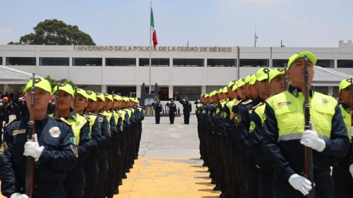 Más de 300 policías graduados hoy se integrarán a la seguridad de la CDMX