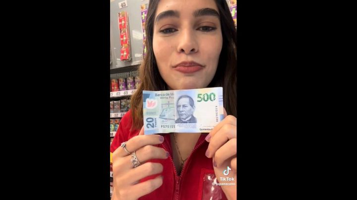 Estafan a cajera de Oxxo con billete falso de “520 pesos” (Video)