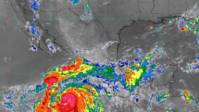 Huracán "Hilary" provocará lluvias muy fuertes en occidente y sur del país: SMN