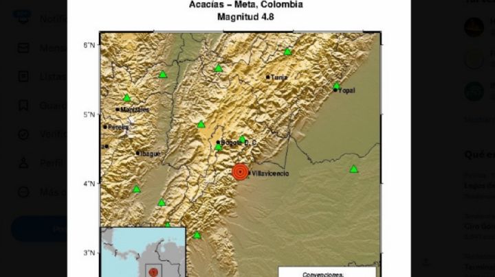 Dos fuertes sismos sacuden Colombia