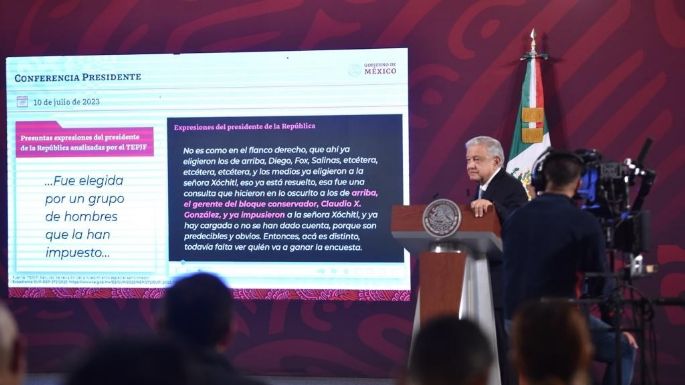 AMLO tacha de corrupto al TEPJF ante nueva sanción por comentarios sobre Xóchitl Gálvez