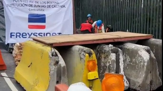 Ola de asaltos en Puente de los Poetas por tránsito lento a causa de obras de mantenimiento