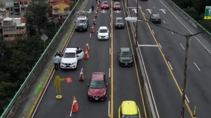 Ola de asaltos en Puente de los Poetas por tránsito lento a causa de obras de mantenimiento