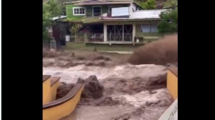 Huracán Hilary cobró una primera víctima en Baja California Sur; familia fue arrastrada en un arroyo