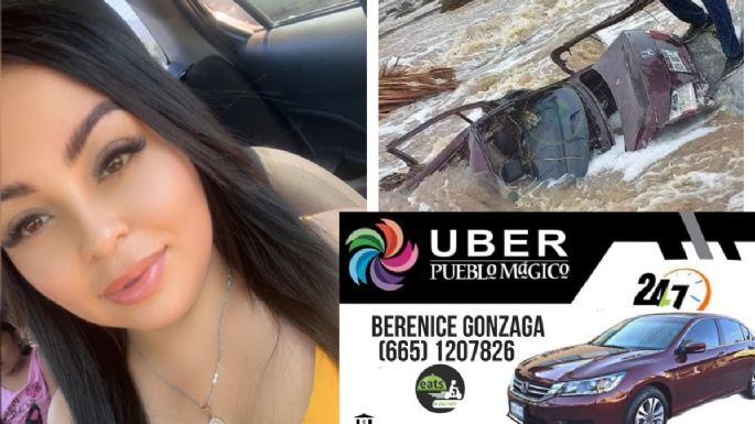 Confirman muerte de Bertha Berenice, conductora de Uber que fue arrastrada por la tormenta Hilary