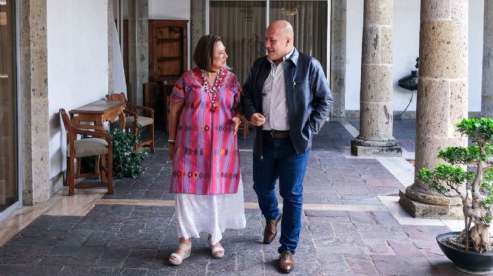 Alfaro presume visita de Xóchitl Gálvez a Casa Jalisco