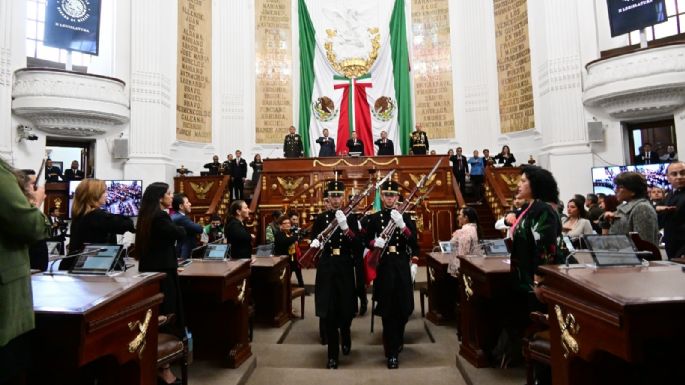 El Heroico Colegio Militar ya tiene sus letras de oro en el Congreso de la CDMX