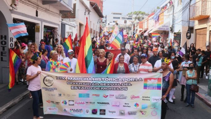 Marcha del orgullo en Cuernavaca: Exigen acciones afirmativas electorales para 2024