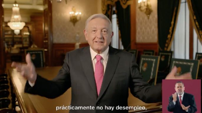 AMLO presume logros económicos: “prácticamente no hay desempleo” (Video)