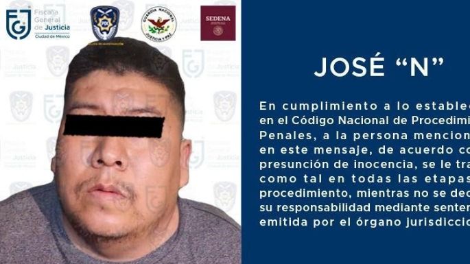 Cae José Francisco “N”, uno de los más buscados en la CDMX