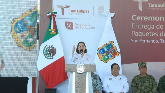 Tamaulipas participa con el presidente López Obrador en ceremonia del nuevo ciclo escolar