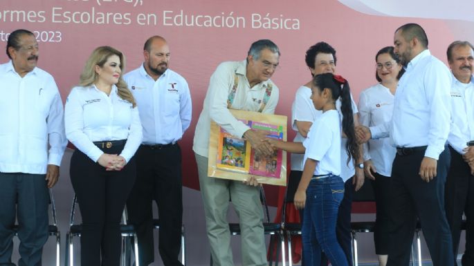 Tamaulipas participa con el presidente López Obrador en ceremonia del nuevo ciclo escolar