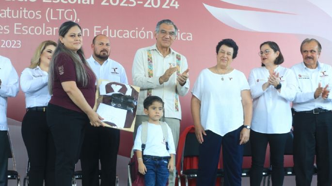 Tamaulipas participa con el presidente López Obrador en ceremonia del nuevo ciclo escolar