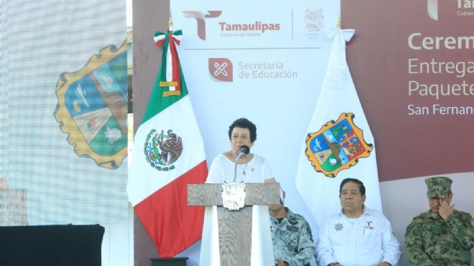 Tamaulipas participa con el presidente López Obrador en ceremonia del nuevo ciclo escolar