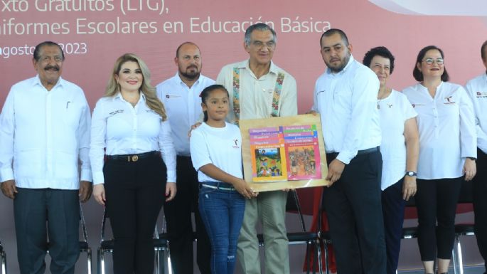 Tamaulipas participa con el presidente López Obrador en ceremonia del nuevo ciclo escolar