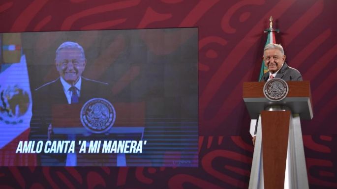 Canta AMLO “A mi manera” en video creado mediante Inteligencia Artificial