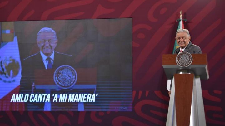 Canta AMLO “A mi manera” en video creado mediante Inteligencia Artificial