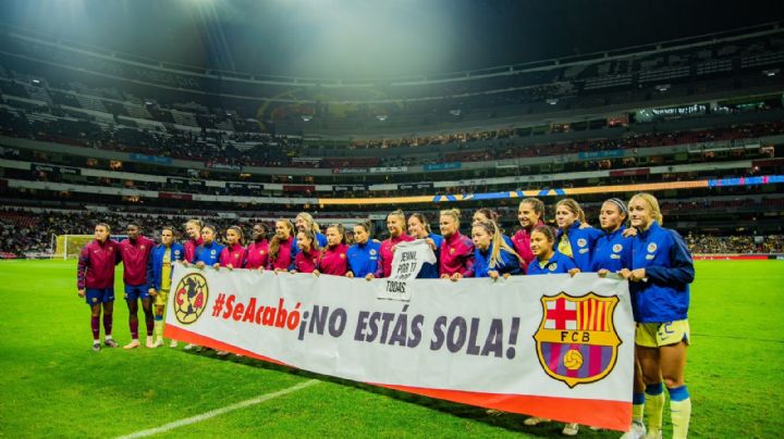 Barcelona femenil venció 2-0 al América en el Estadio Azteca