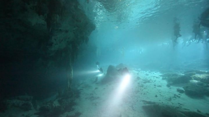 Se enturbia el agua de Sac Actún, valioso sistema de ríos subterráneos (video)