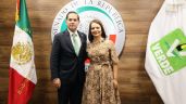 Tras renunciar al PRI, senadora Nuvia Mayorga “brinca” al PVEM, aliado de Morena
