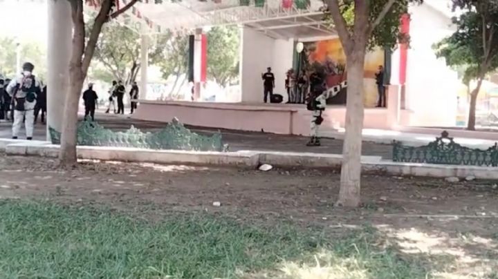 Atacan con un dron explosivo en el centro de La Ruana, Michoacán (Video)