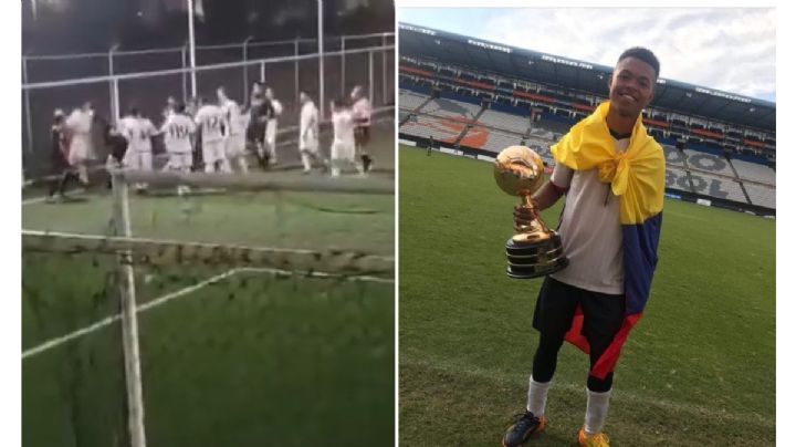 Rivales dan brutal golpiza a futbolista colombiano en Texcoco; está en coma (Video)