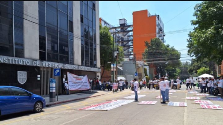 Segunda protesta de madereros en la CDMX en demanda de la reapertura de sus negocios