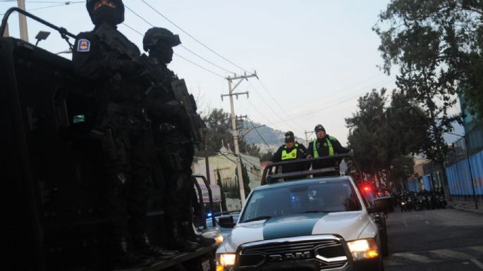 Balacera y detención de cinco presuntos asaltantes en la GAM; uno resultó herido